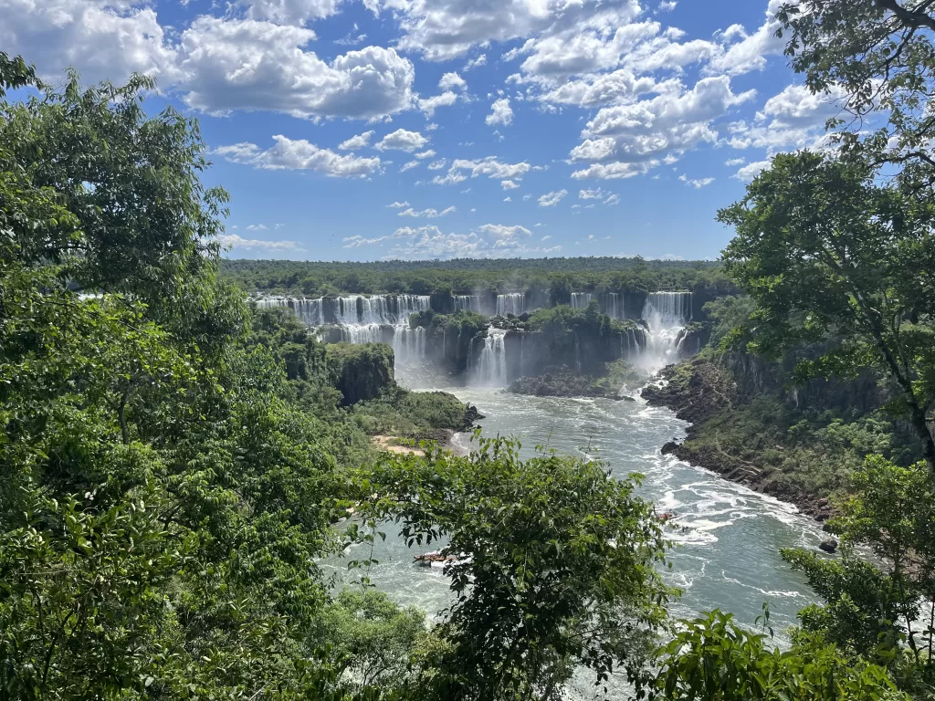 Iguazu falls view