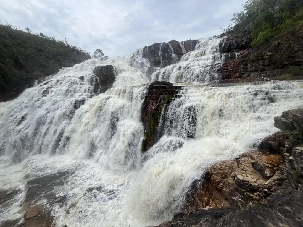 View of Couros Falls