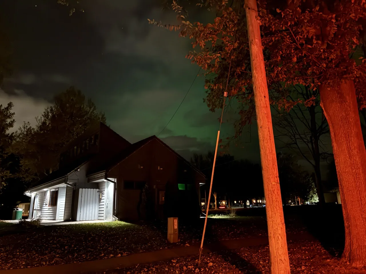 Northern lights in Madison, Wisconsin